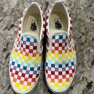 Vans Size kids 7/Women’s 8.5